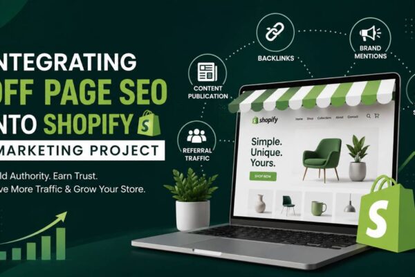 Integrating Off Page SEO into Shopify Marketing Project
