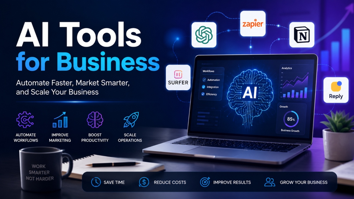 Top AI Tools for Automation, Marketing, and Business Growth