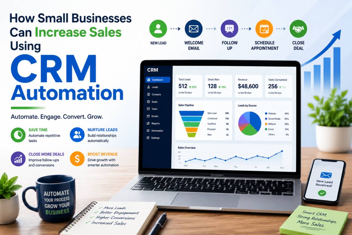 How Small Businesses Can Increase Sales Using CRM Automation