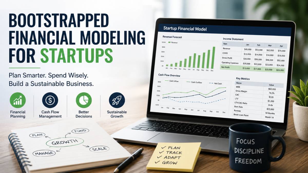 Startup Bootstrapped Financial Modeling